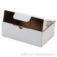 Duck Self-Locking Mailing Box, 9.5 in. x 6.5 in. x 3.25 in., White, 25-Count, 550306645